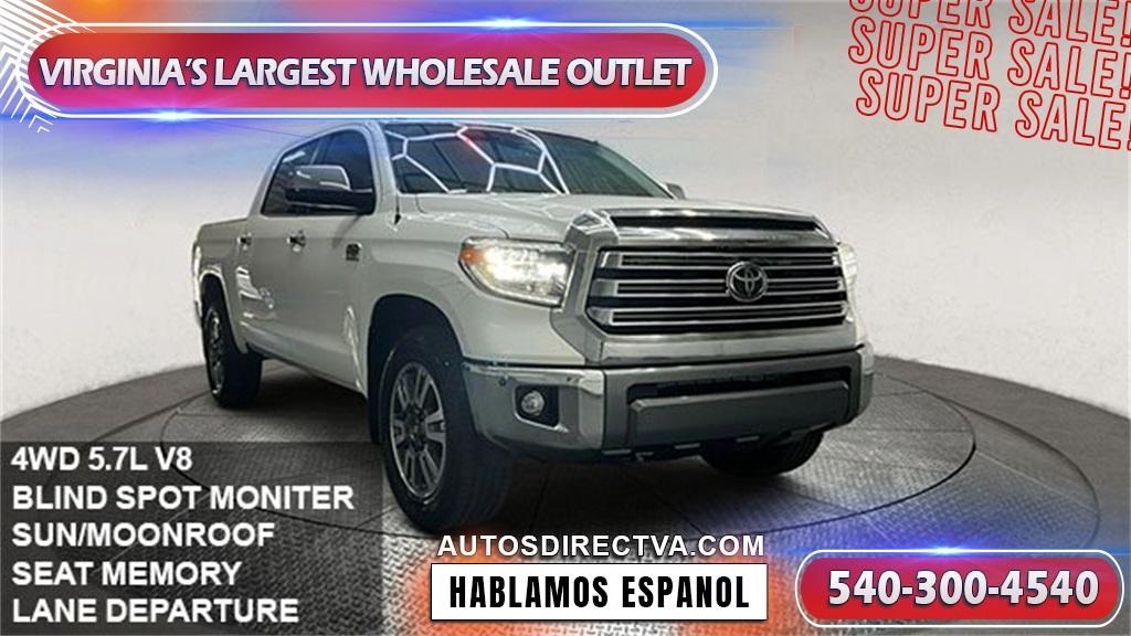 used 2019 Toyota Tundra car, priced at $37,495