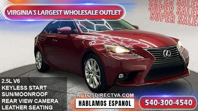 used 2015 Lexus IS 250 car, priced at $16,495