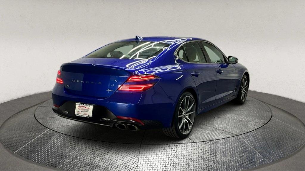 used 2022 Genesis G70 car, priced at $29,495