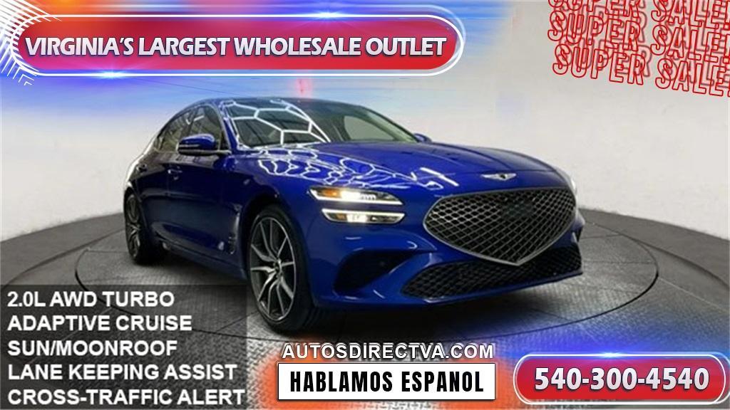 used 2022 Genesis G70 car, priced at $29,495
