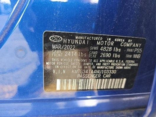used 2022 Genesis G70 car, priced at $29,995