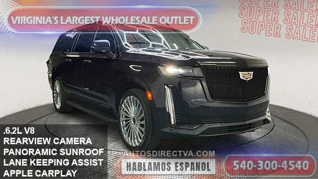 used 2021 Cadillac Escalade ESV car, priced at $68,295