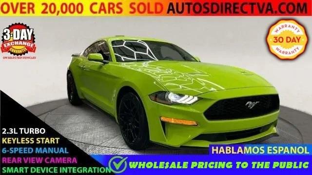 used 2020 Ford Mustang car, priced at $21,995