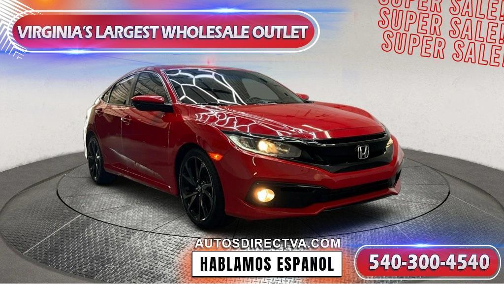 used 2020 Honda Civic car, priced at $21,995
