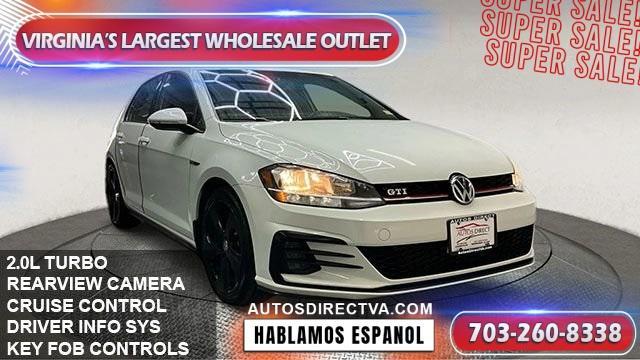 used 2018 Volkswagen Golf GTI car, priced at $18,695