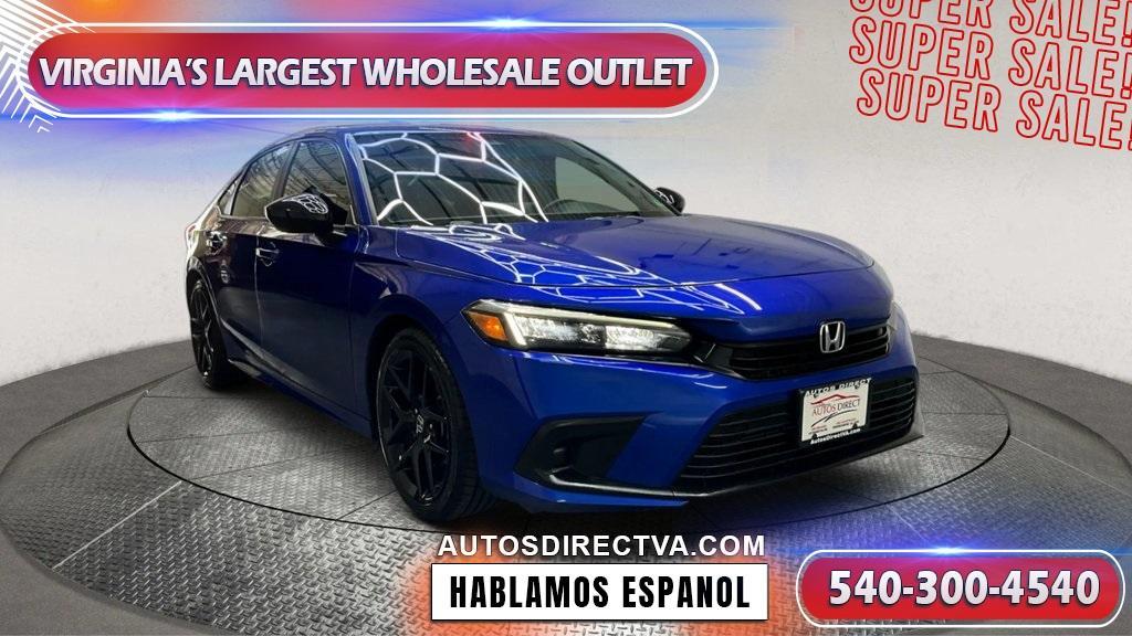 used 2022 Honda Civic car, priced at $25,495