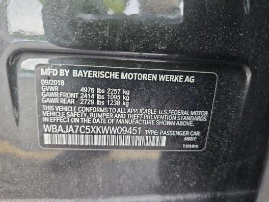used 2019 BMW 530 car, priced at $24,495