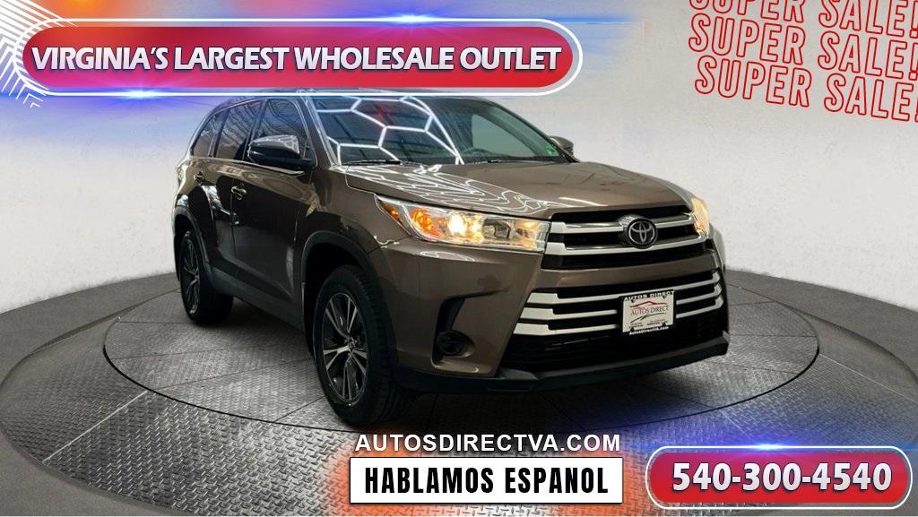 used 2019 Toyota Highlander car, priced at $21,495