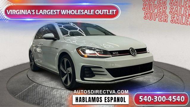 used 2018 Volkswagen Golf GTI car, priced at $18,995