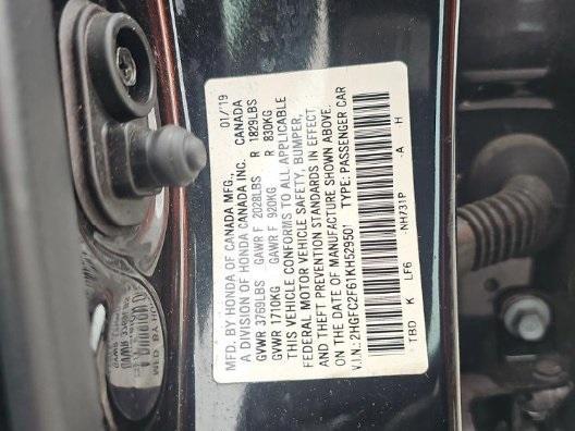 used 2019 Honda Civic car, priced at $16,995