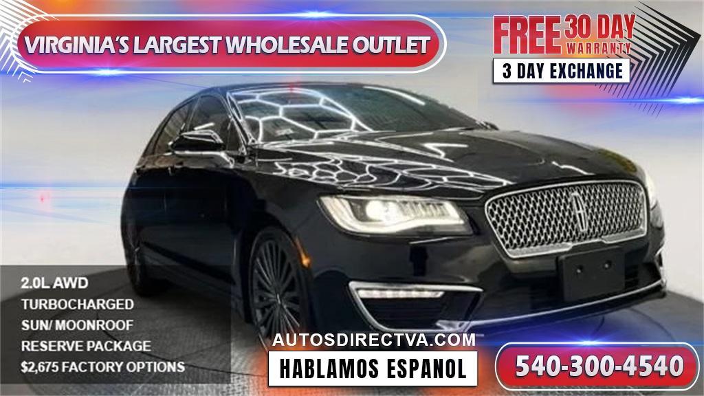 used 2018 Lincoln MKZ car, priced at $20,995