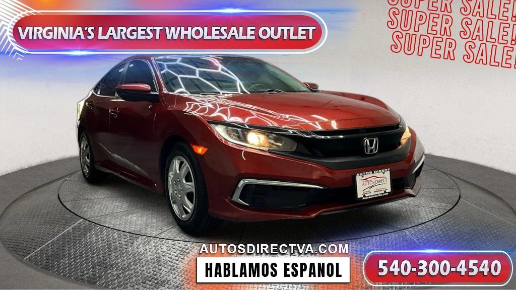 used 2021 Honda Civic car, priced at $14,695