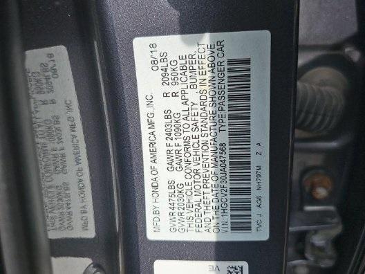 used 2018 Honda Accord car, priced at $17,495