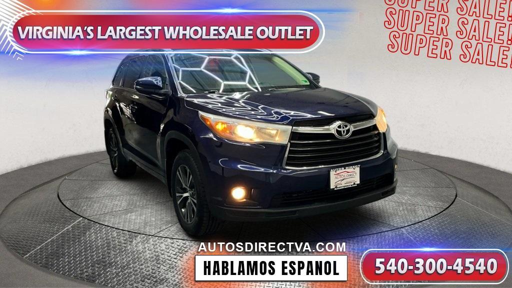 used 2016 Toyota Highlander car, priced at $17,495