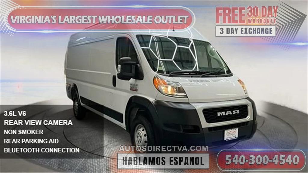 used 2019 Ram ProMaster 3500 car, priced at $23,995
