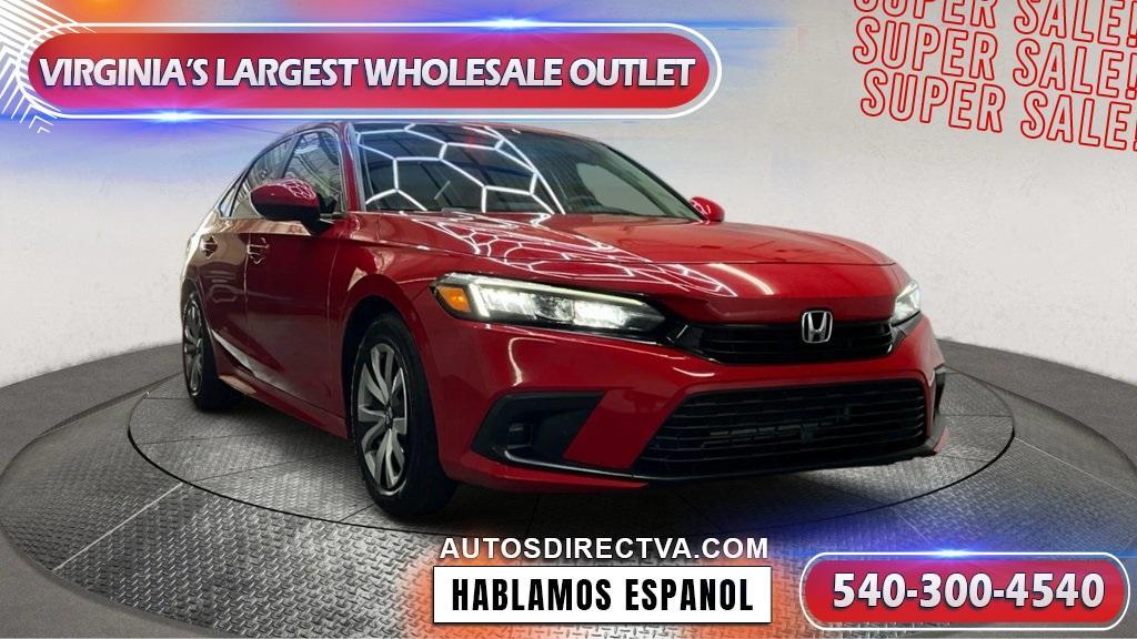 used 2022 Honda Civic car, priced at $23,995
