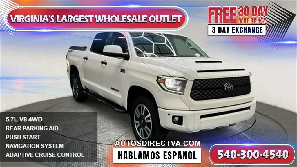 used 2021 Toyota Tundra car, priced at $34,995