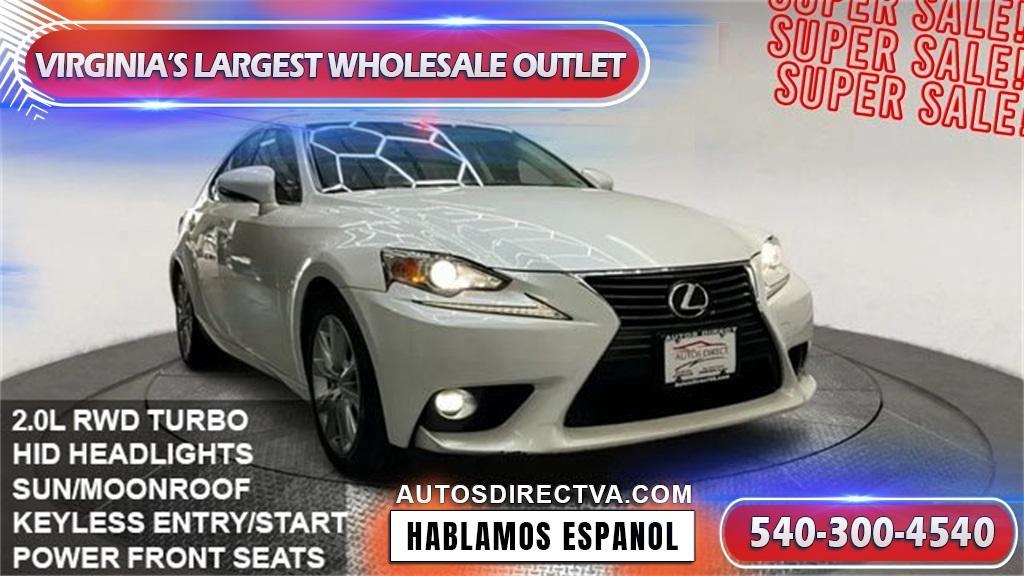 used 2016 Lexus IS 200t car, priced at $16,495