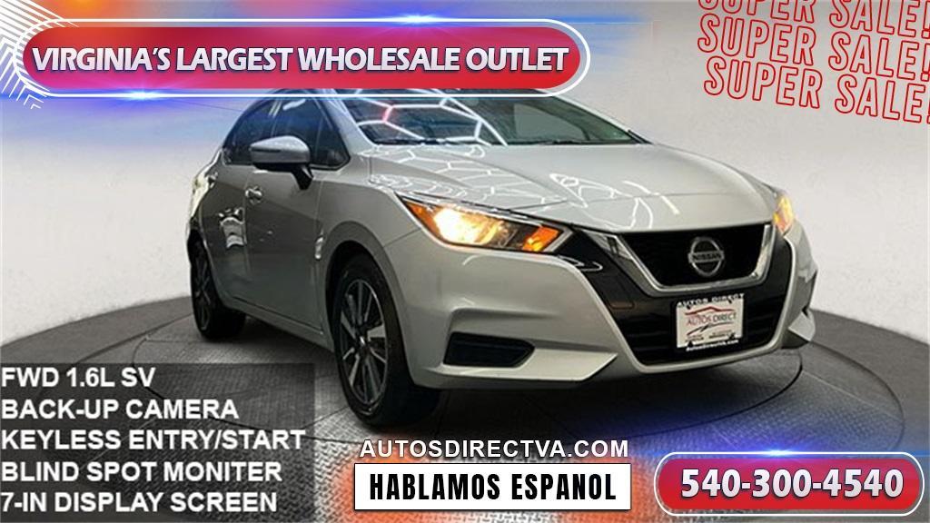 used 2021 Nissan Versa car, priced at $12,495