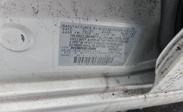 used 2021 Nissan Versa car, priced at $13,995