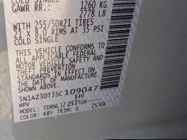 new 2025 Nissan Murano car, priced at $47,071