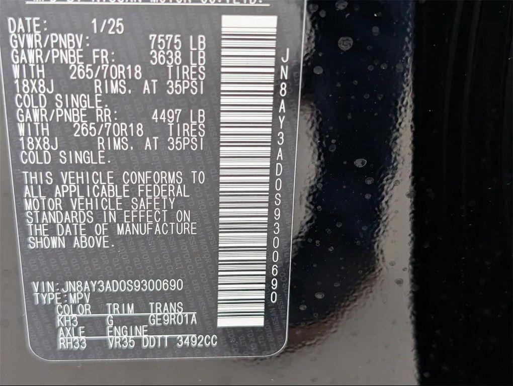 new 2025 Nissan Armada car, priced at $51,227