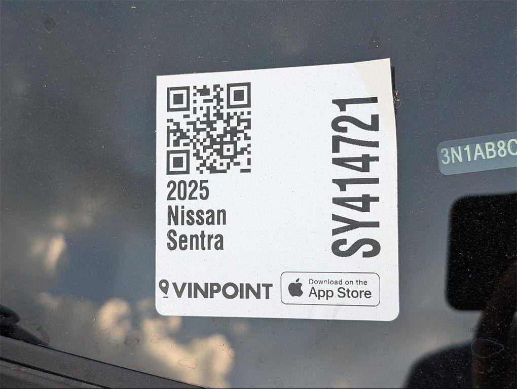new 2025 Nissan Sentra car, priced at $22,315