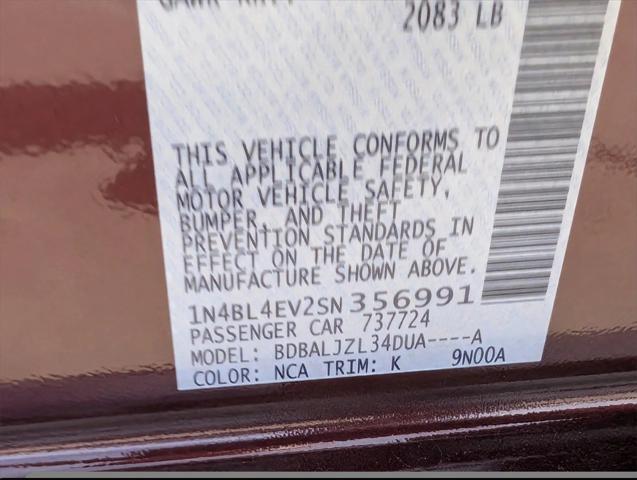 new 2025 Nissan Altima car, priced at $33,539