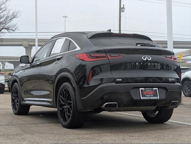 used 2022 INFINITI QX55 car, priced at $30,499