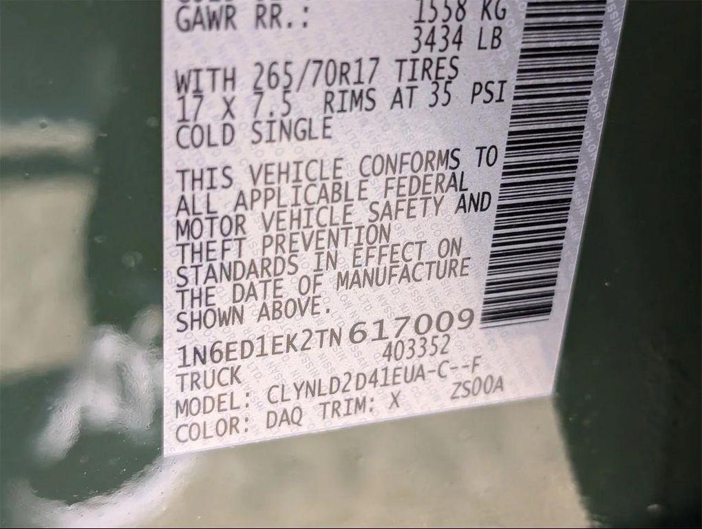 new 2026 Nissan Frontier car, priced at $43,442