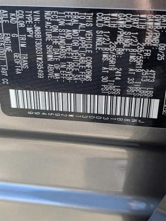 new 2026 Nissan Rogue car, priced at $37,155