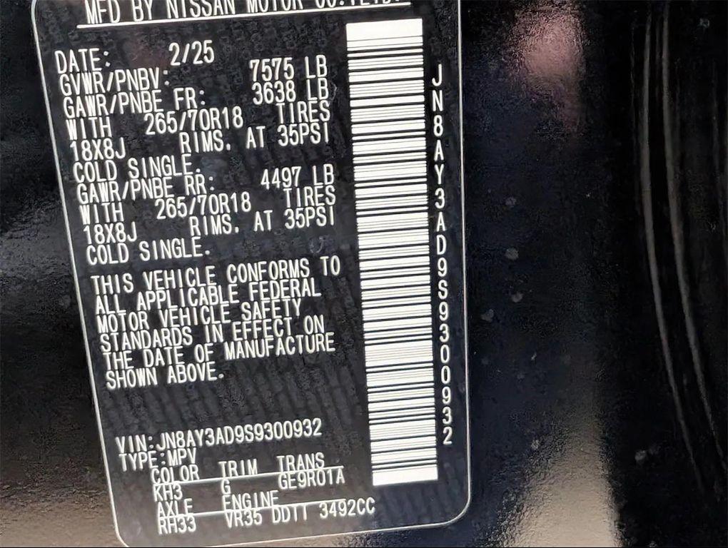 new 2025 Nissan Armada car, priced at $51,227