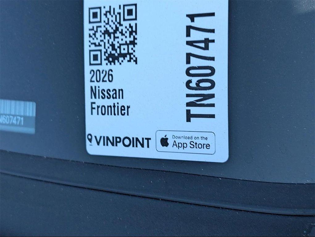 new 2026 Nissan Frontier car, priced at $43,238