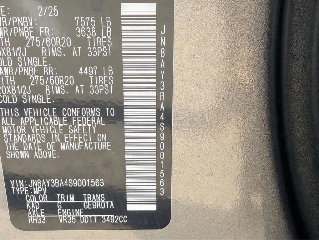 new 2025 Nissan Armada car, priced at $61,347