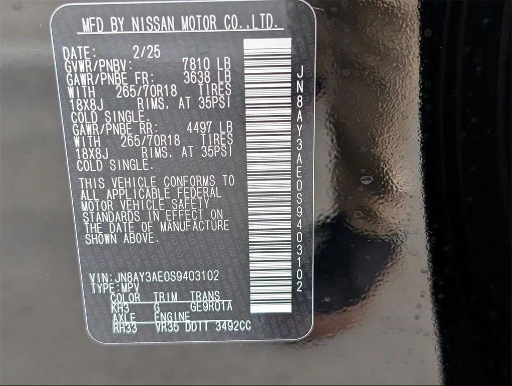 new 2025 Nissan Armada car, priced at $54,051