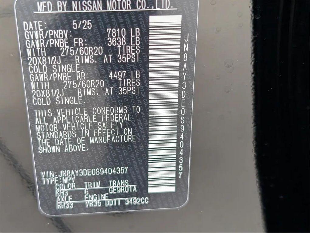 new 2025 Nissan Armada car, priced at $68,305