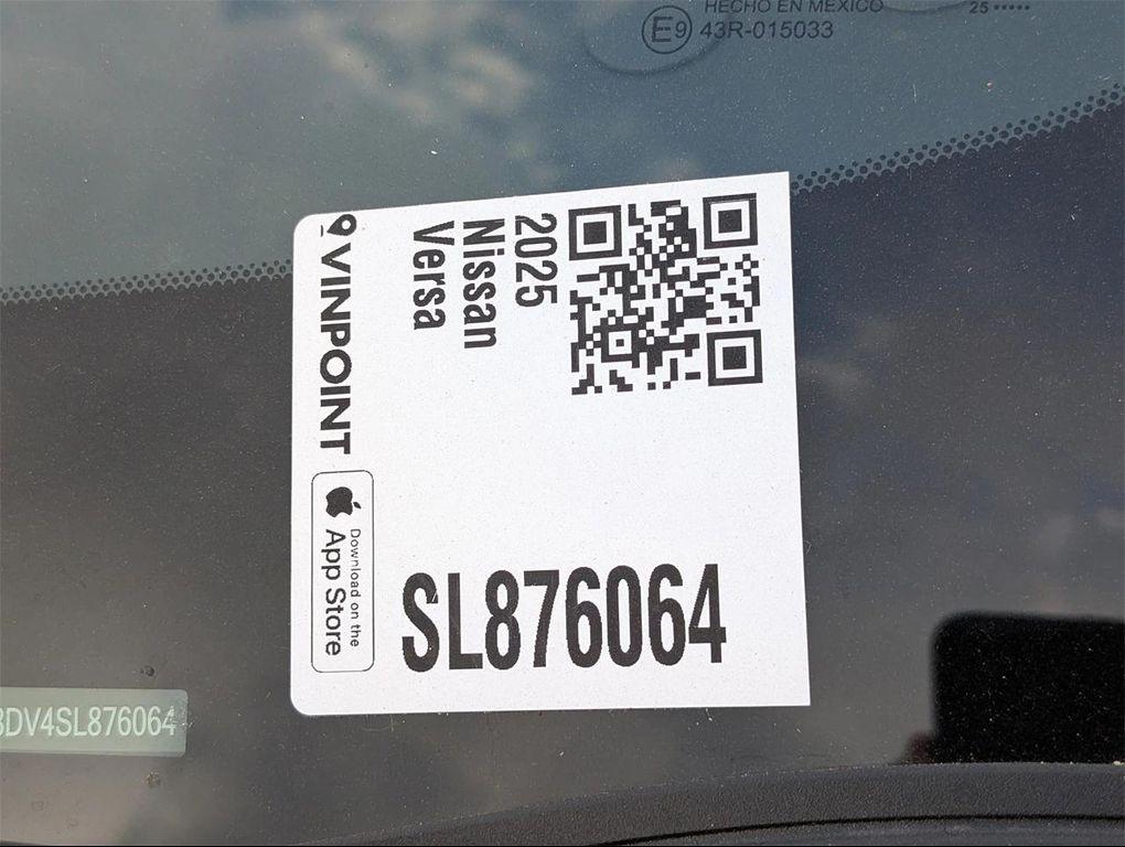 new 2025 Nissan Versa car, priced at $19,319