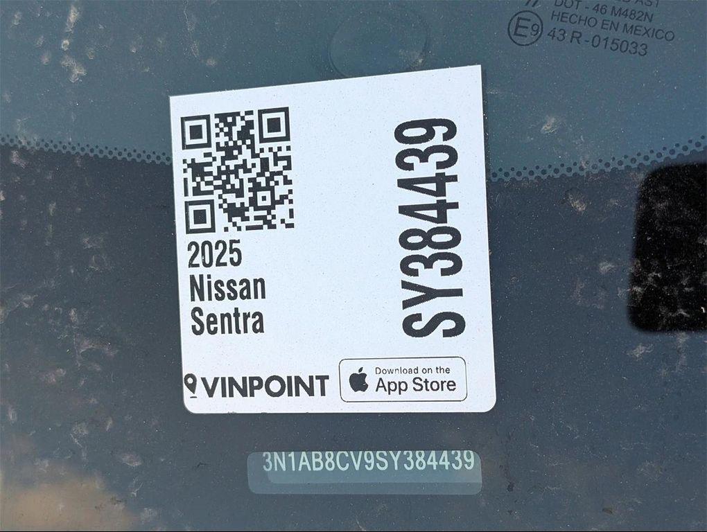 new 2025 Nissan Sentra car, priced at $21,966