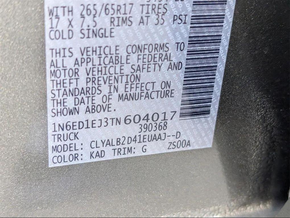 new 2026 Nissan Frontier car, priced at $36,497