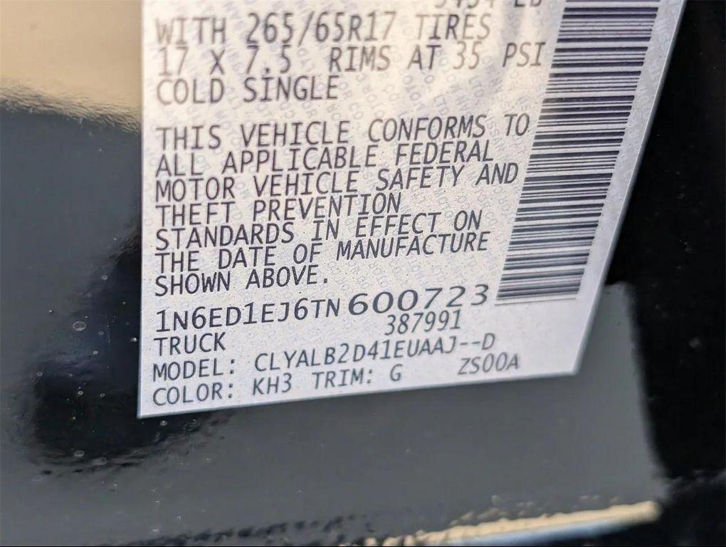 new 2026 Nissan Frontier car, priced at $35,743