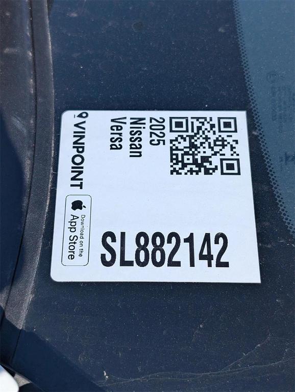 new 2025 Nissan Versa car, priced at $17,252