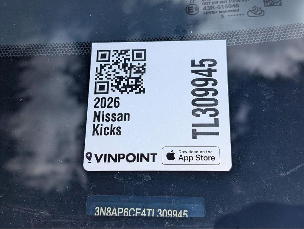 new 2026 Nissan Kicks car, priced at $22,846