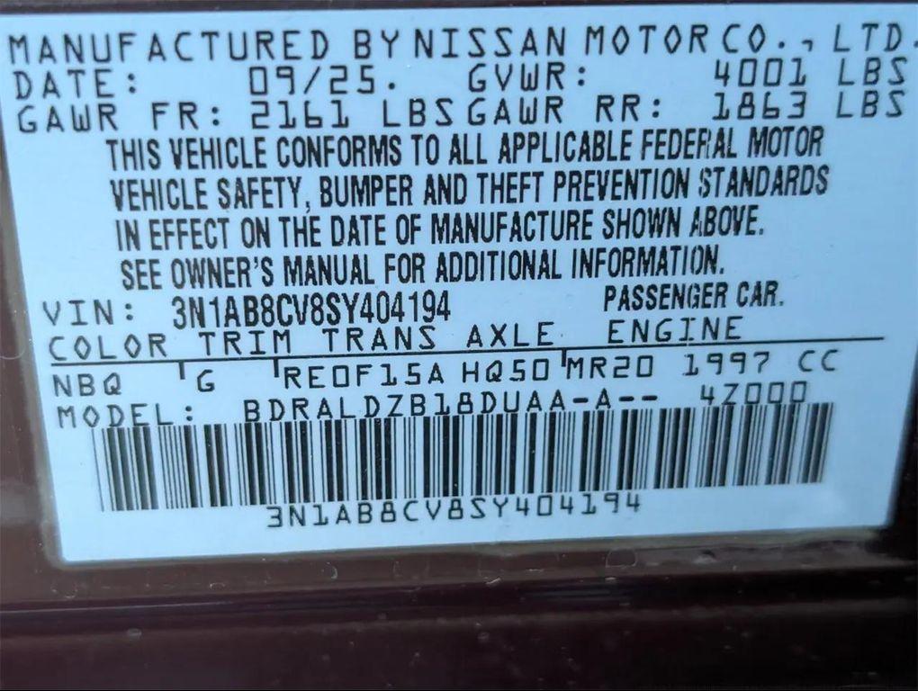 new 2025 Nissan Sentra car, priced at $19,767