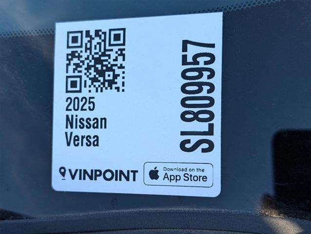 new 2025 Nissan Versa car, priced at $21,853