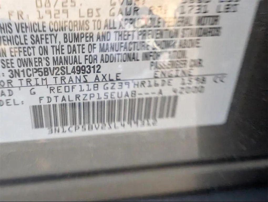 new 2025 Nissan Kicks car, priced at $19,525