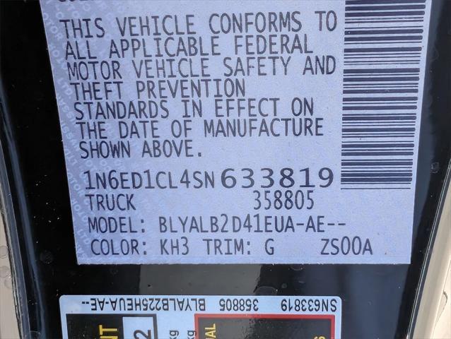 new 2025 Nissan Frontier car, priced at $27,485