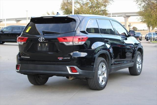 used 2019 Toyota Highlander car, priced at $23,900