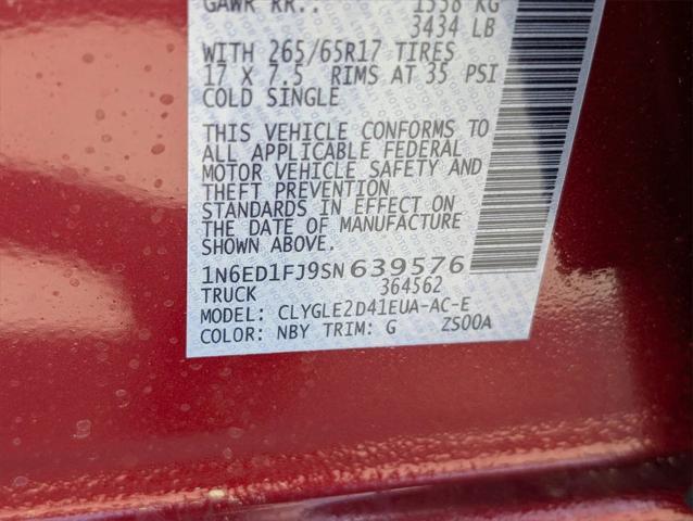 new 2025 Nissan Frontier car, priced at $41,064