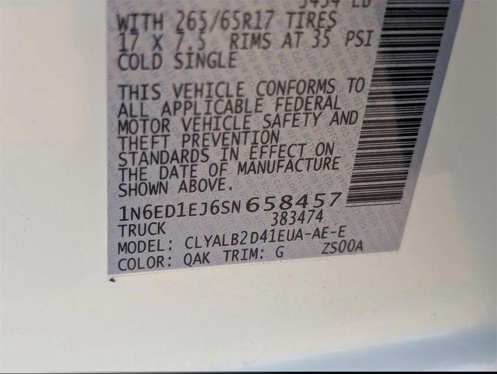 new 2025 Nissan Frontier car, priced at $32,506