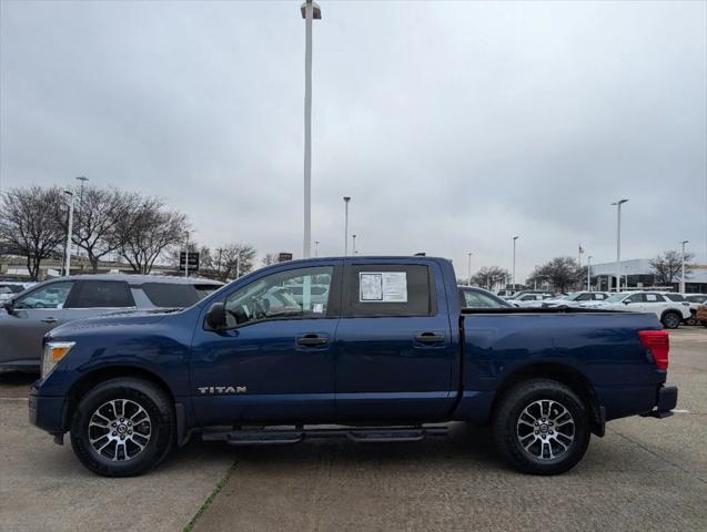 used 2022 Nissan Titan car, priced at $29,200